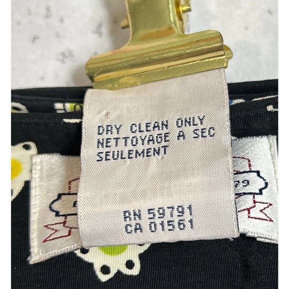 Vintage 90S Cambridge Dry Goods  Paisley and Stars Mini Wrap Skirt Size 4 - Picture 9 of 9